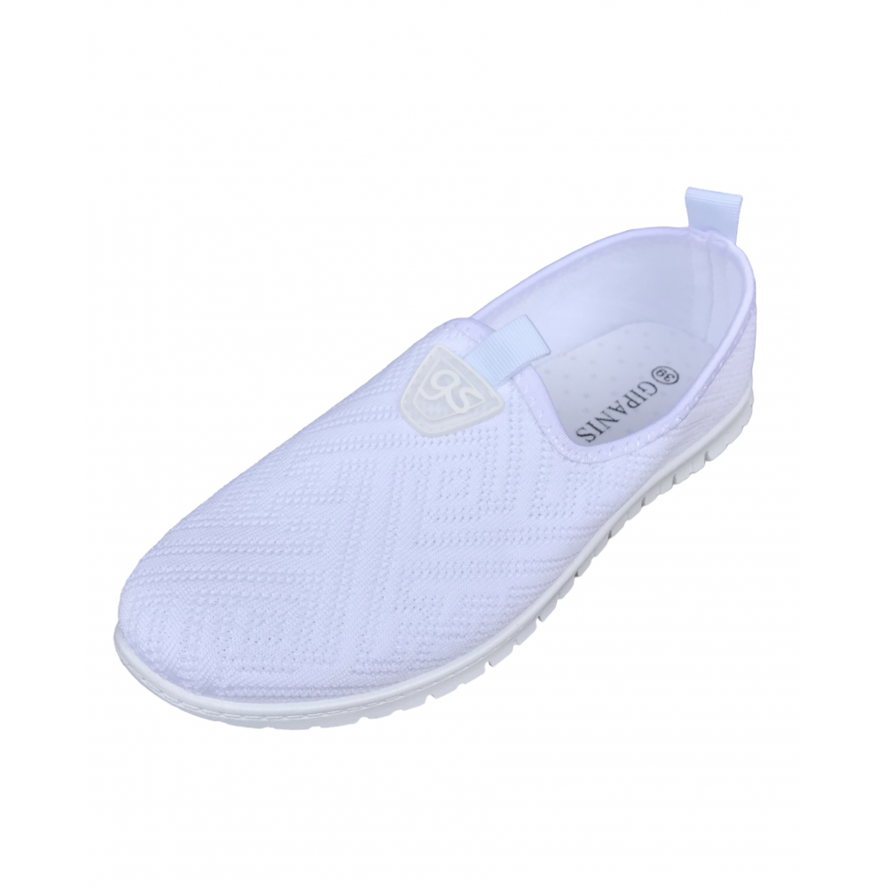 Женские Мокасины Gipanis 601 Белые